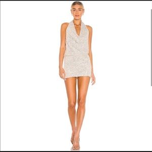 Lovers + Friends Lyon Halter Dress NWOT
